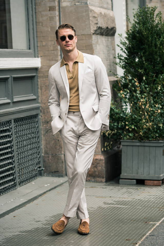Articles of Style | 1 Piece/3 Ways: Cream Cotton Suit