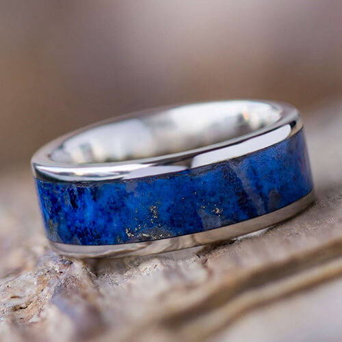 Blue Men's Rings