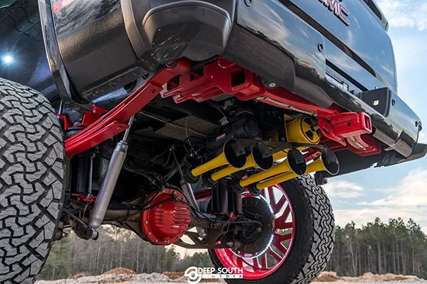 Conductor's Special 244K Nightmare Edition kit hardware staged on Justin's GMC Sierra 1500 photo 2