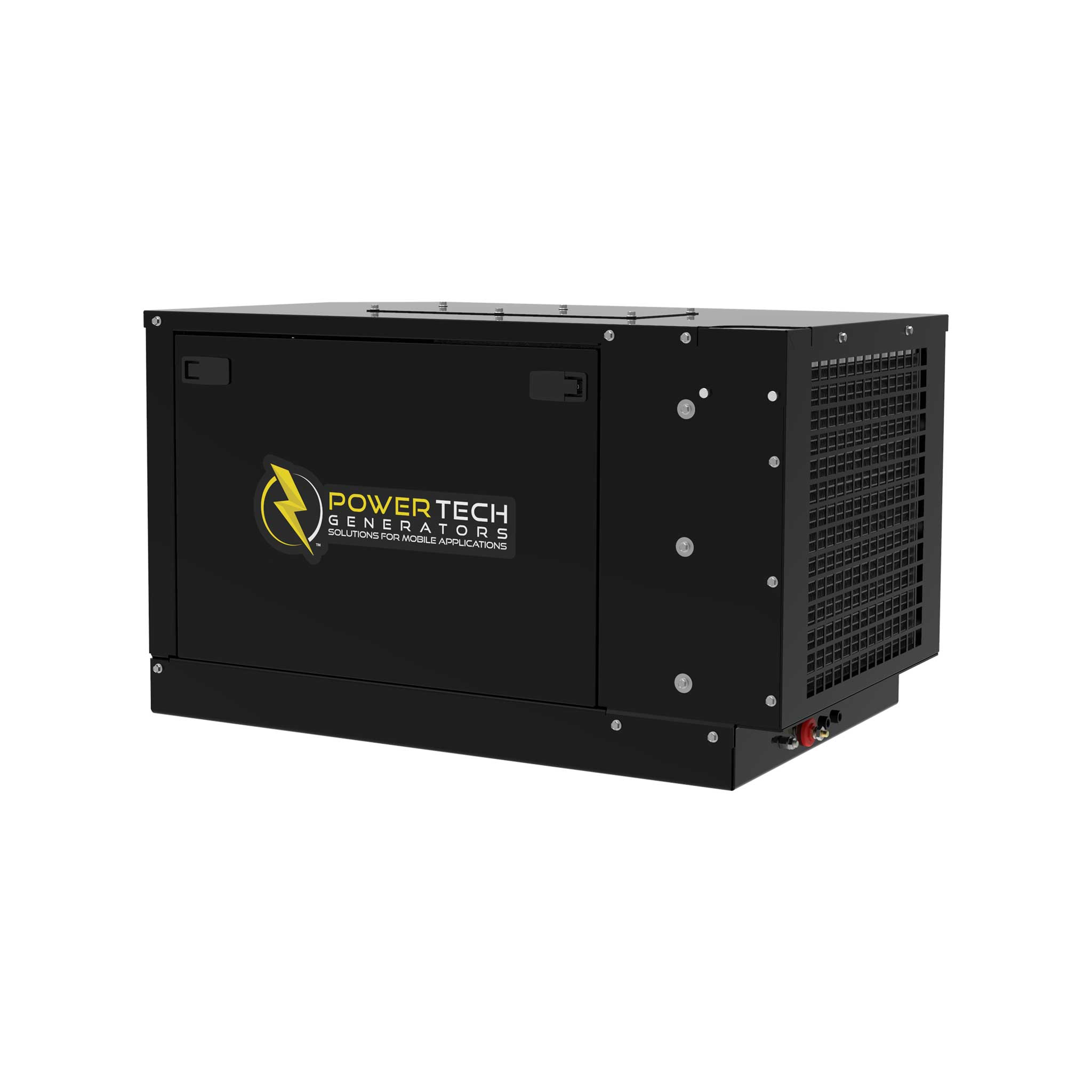 PT-8KSiC Quiet Enclosed Diesel Generator for Specialty Vehicles and Trailers looking for 8,000 watts  of prime power. 