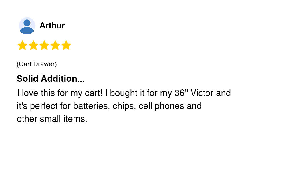 Cart Accessories