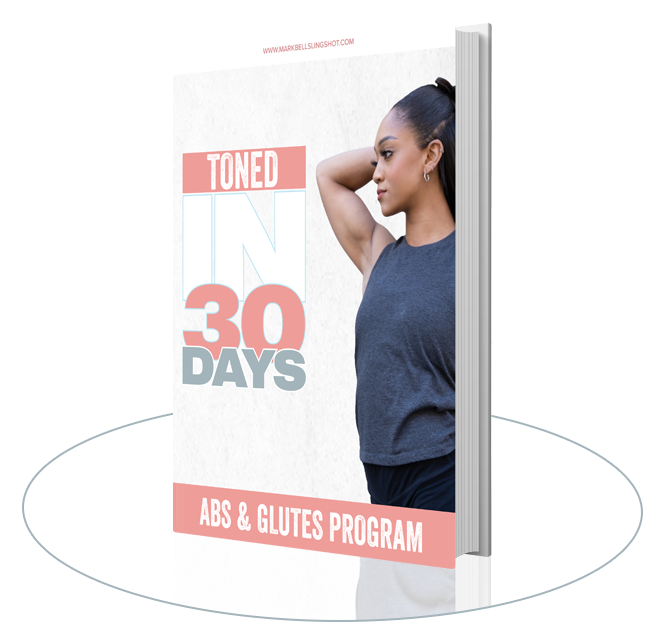 Tone In 30 Days Belly & Glute Program Book Cover Image
