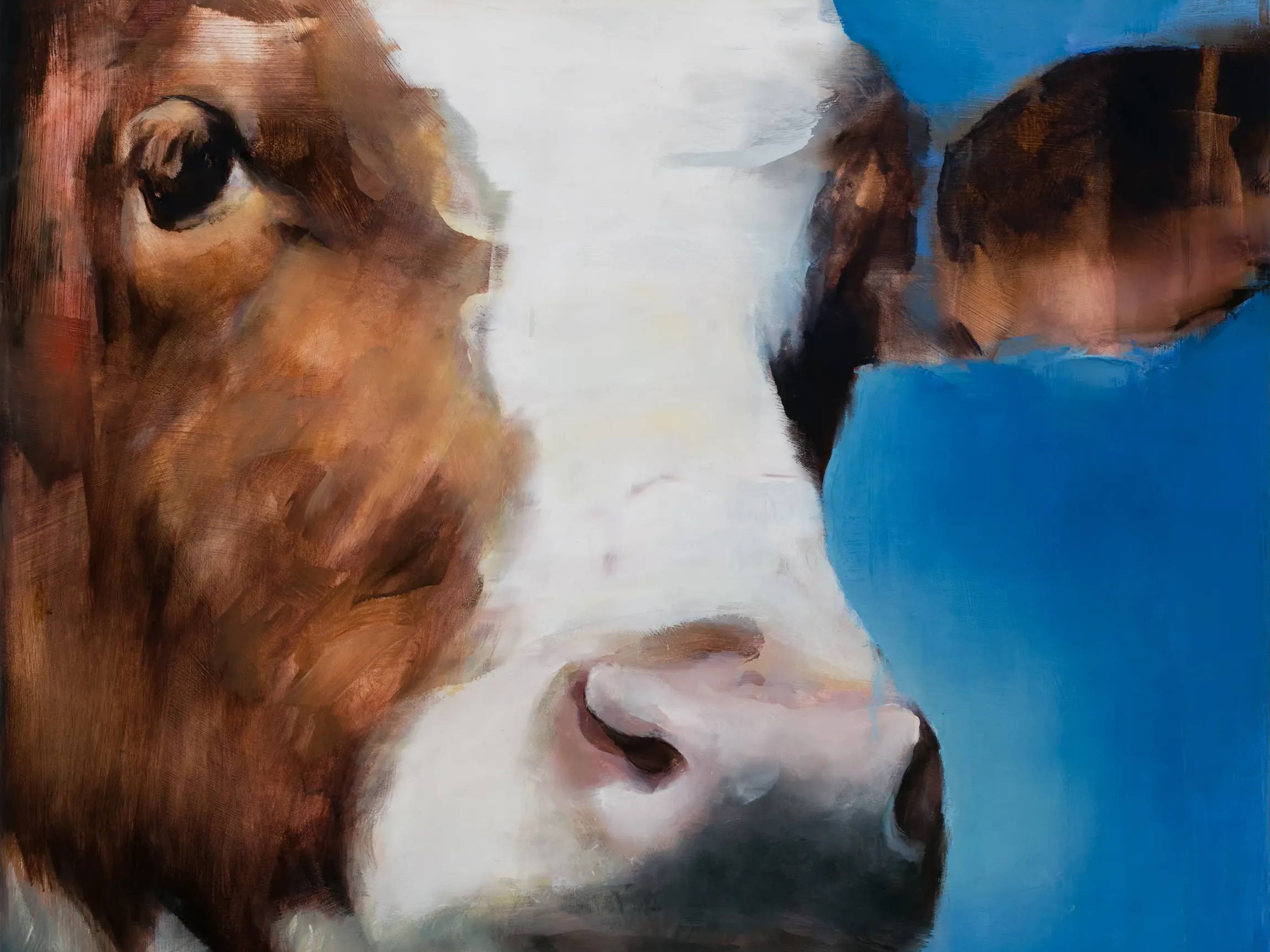 Elsa Sroka. Cow Paintings. Coors Art Show. David Yarrow.