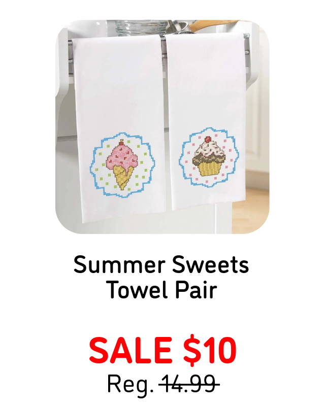 Summer Sweets Towel Pair (shown in image).