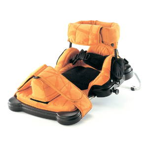 Prone Sitting style with the Leckey Squiggles Early Seating System.