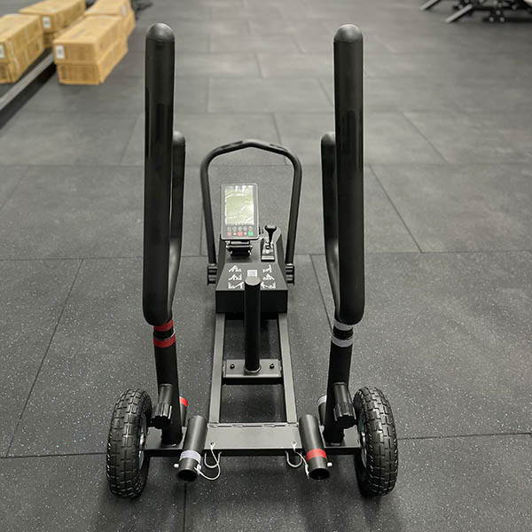 High School Gym Fit Out including a durable commercial push sled for strength and conditioning, situated in a versatile training area