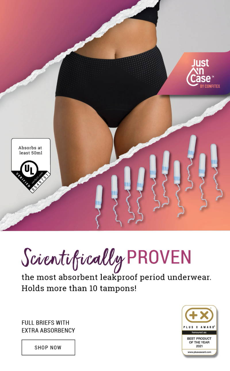 Most absorbent washable period underwear