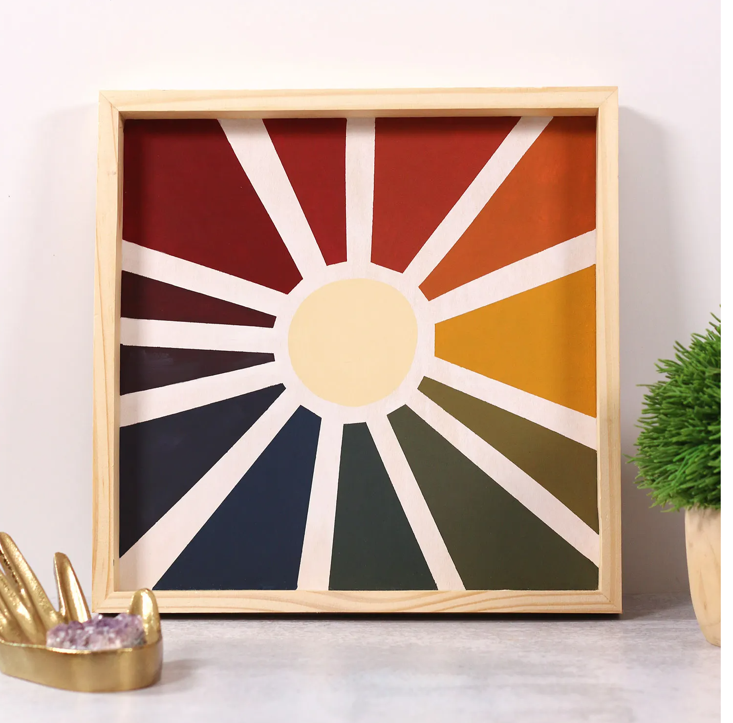 Boho Sun Color Wheel