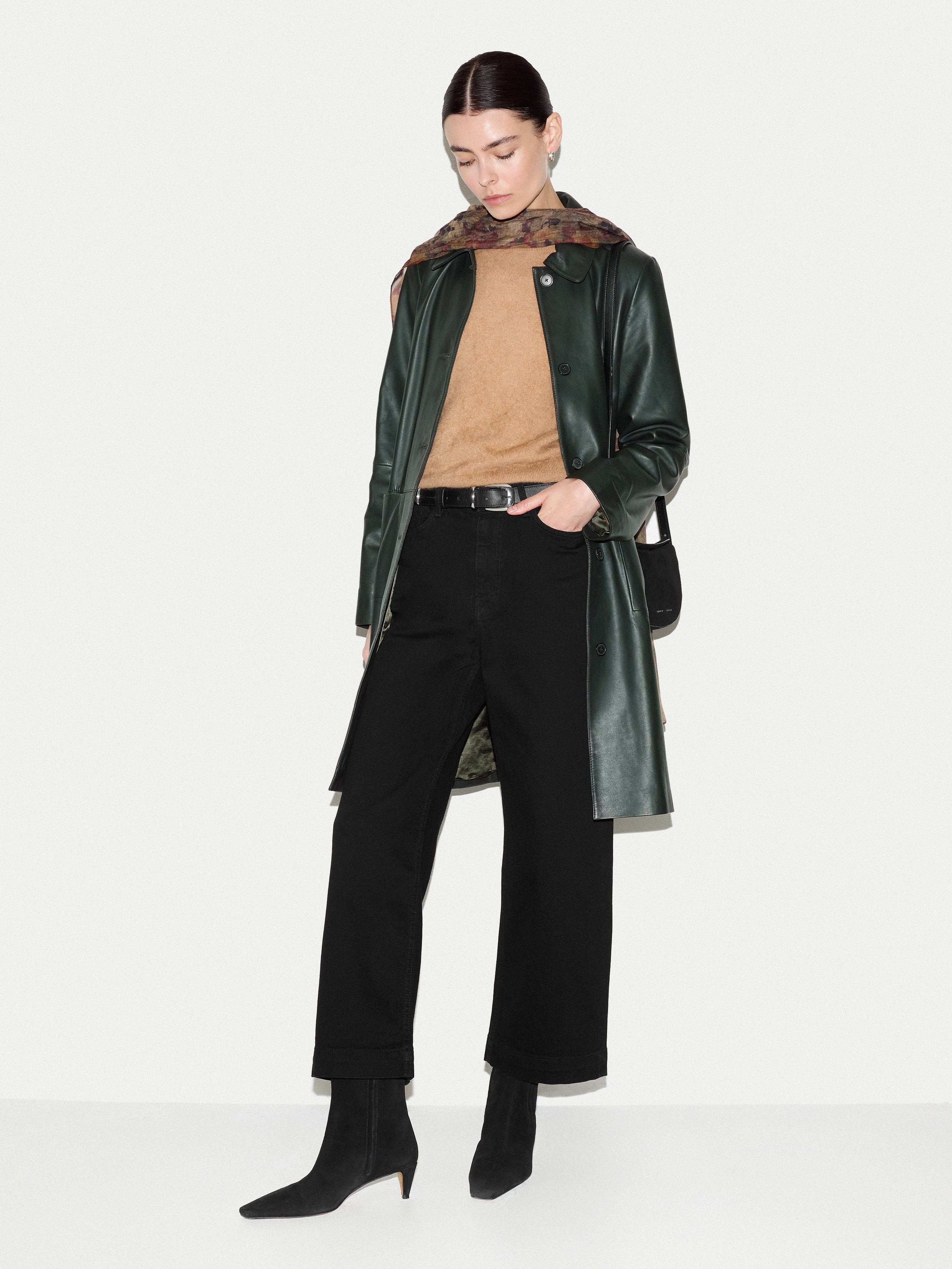 Tyne Wide Leg Cropped Jean
