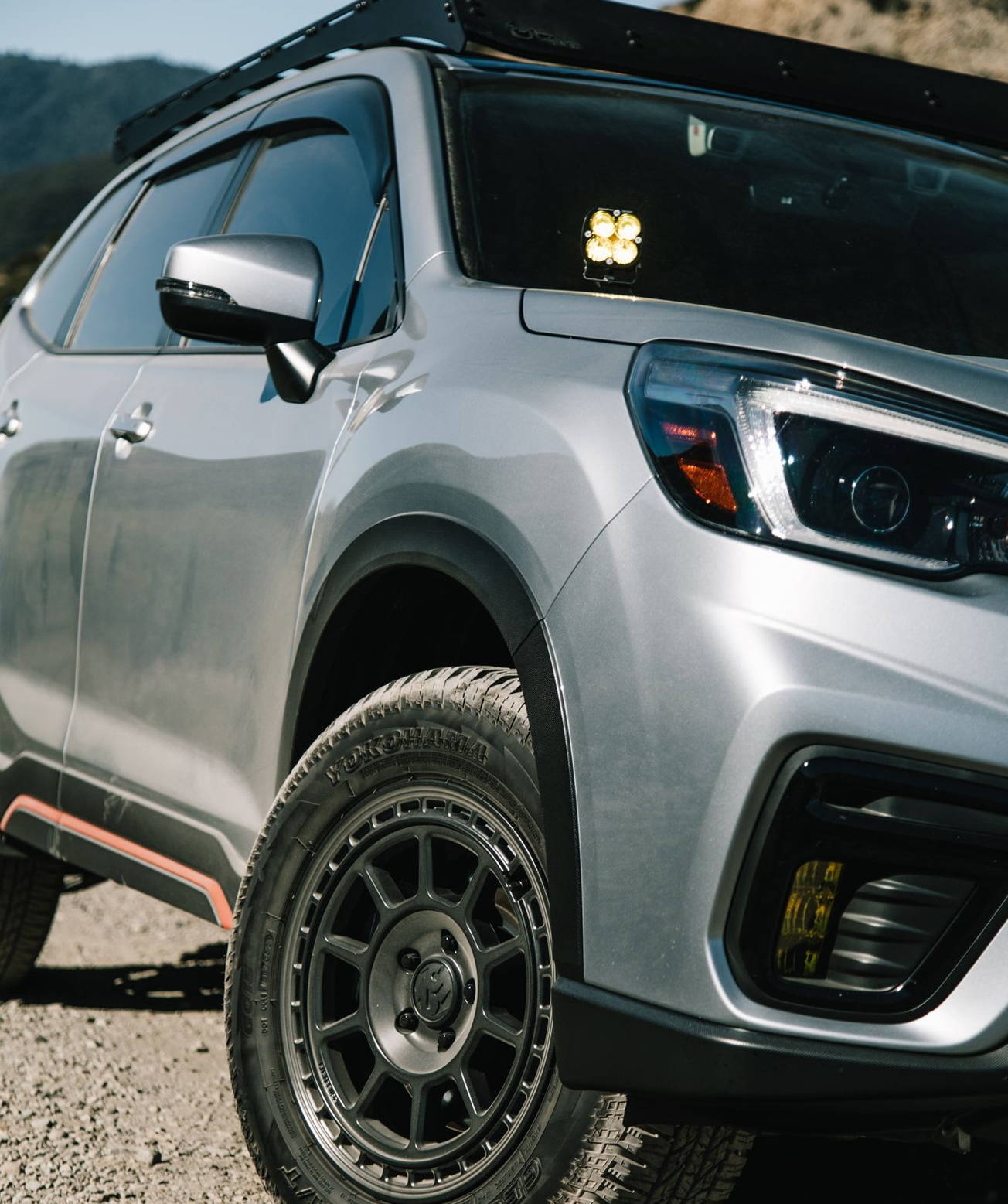 Subaru Forester fitted with fifteen52 off-road wheels