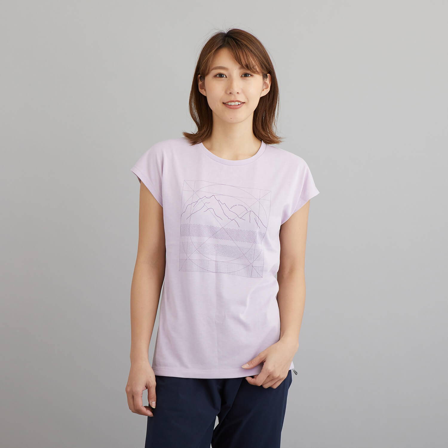 HOUDINI（フーディニ）/ビッグアップメッセージT/ラベンダー/WOMENS
