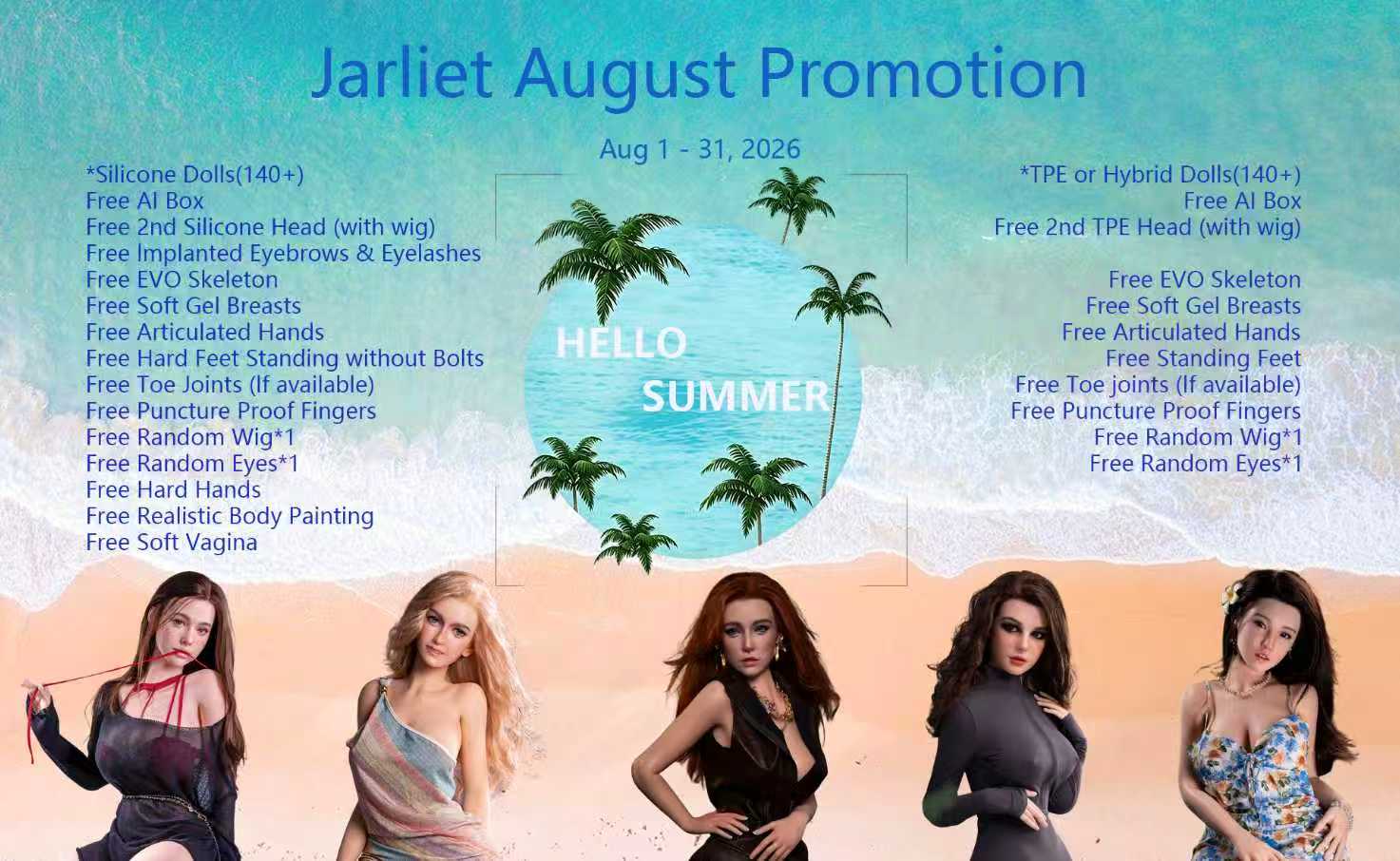 Jarliet August Promotional Banner