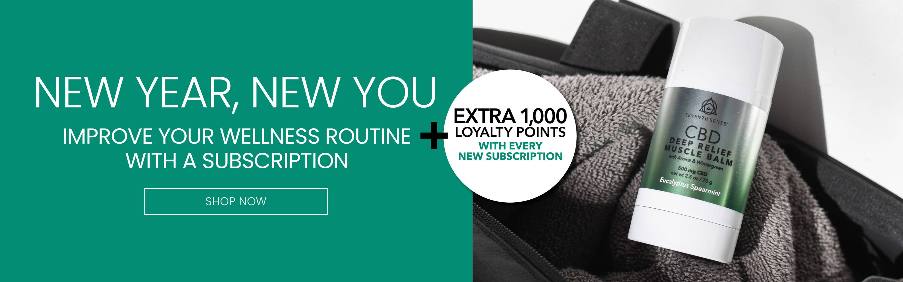 New Year, New You. Extra 1,000 Loyalty Points with Every New Subscription.