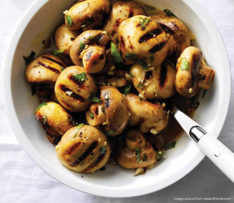 Lemon Garlic Mushrooms