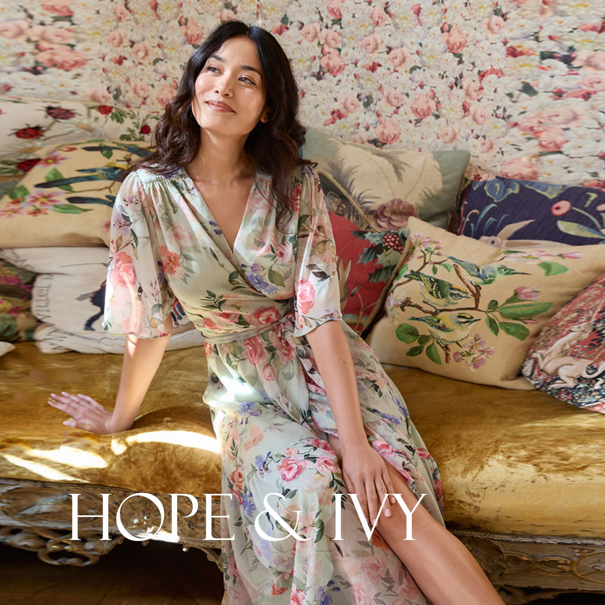 Hope and ivy modern and affordable wrap dresses for wedding guests