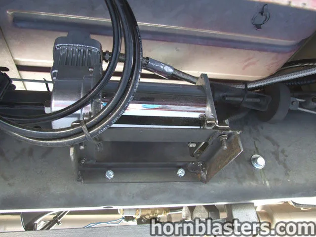Underbody horn hardware view from Scott's truck photo 5