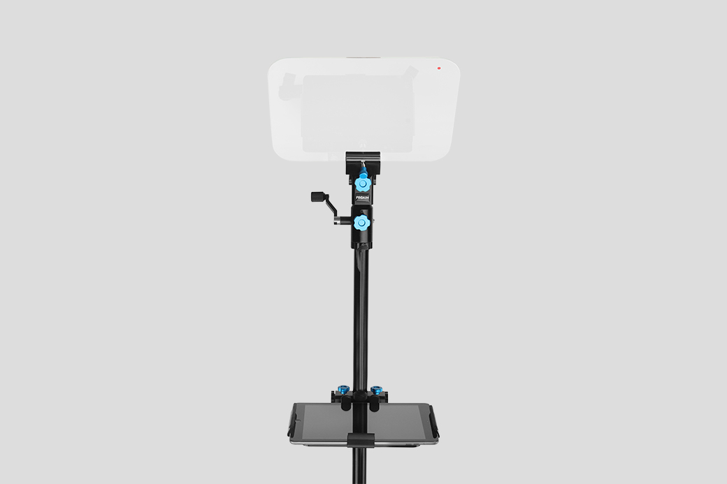 Proaim Professional Speech Teleprompter set up for a presentation