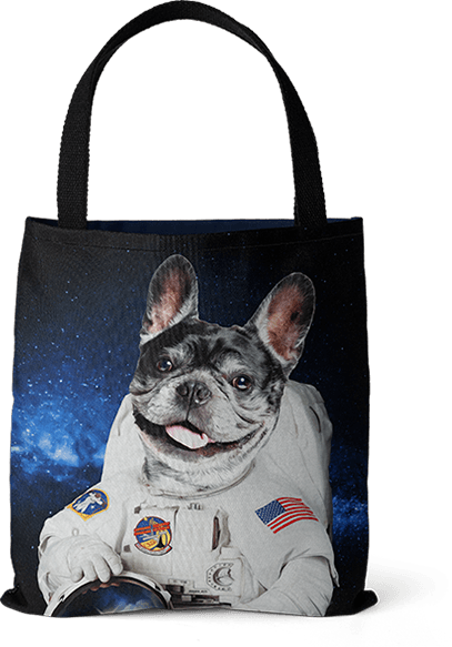 astronaut tote bag