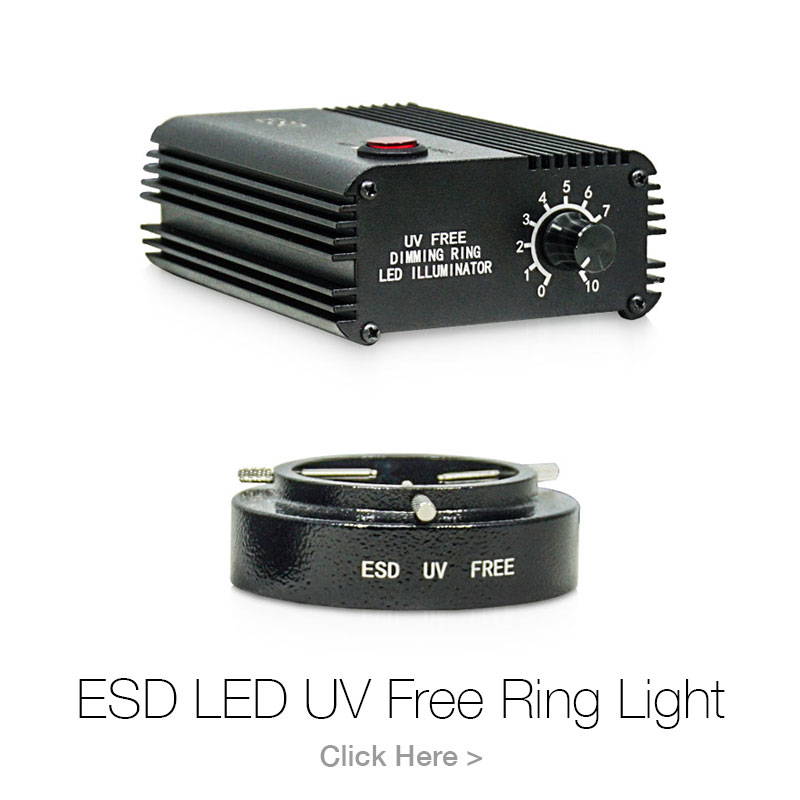 ESD LED UV Free Microscope Ring Light