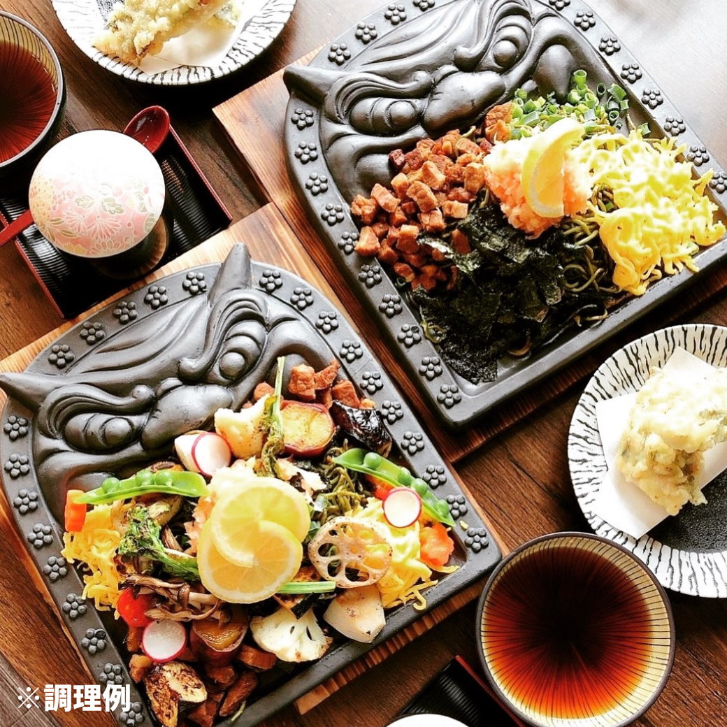 鬼焼き瓦そばセット（3人前）
