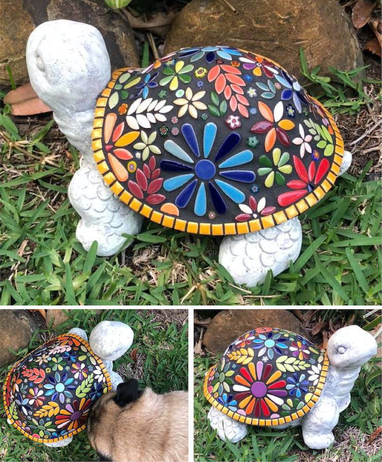 Mosaic Turtle by Jacqui Stronach