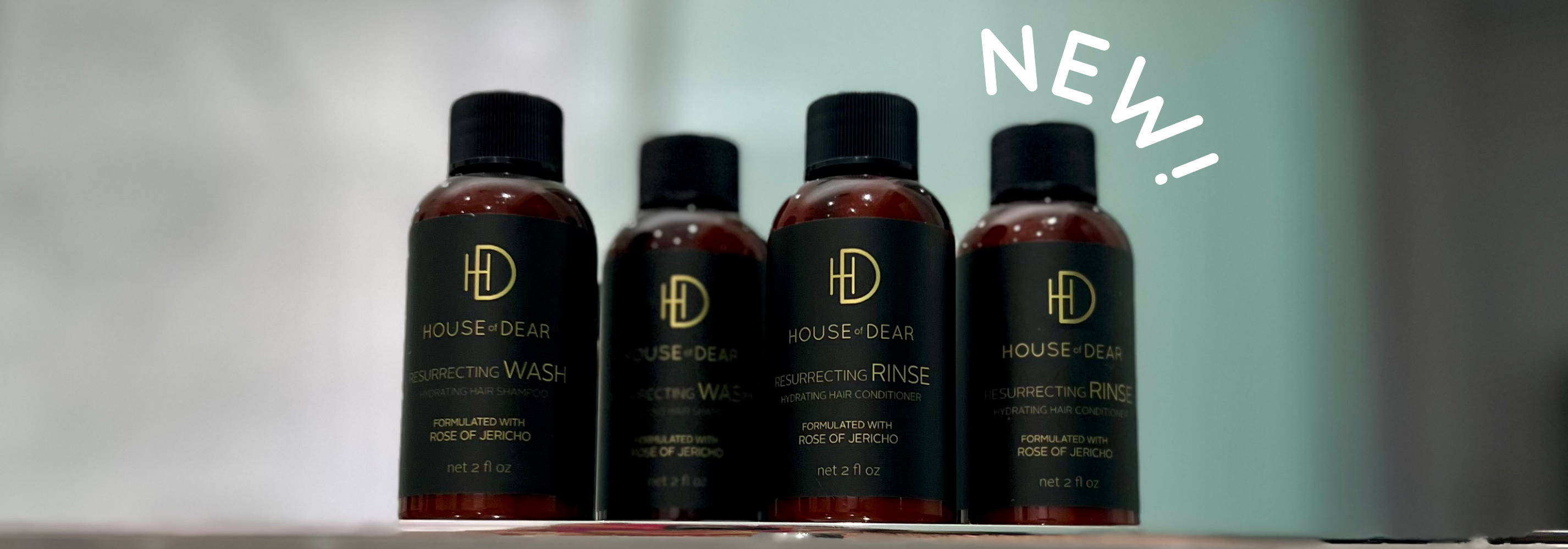 House of Dear's newly released travel-sized Resurrecting Wash and Rinse