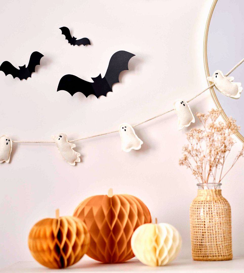 Honeycomb pumpkin decorations. Shop all Pumpkin Spice themed Halloween decor.