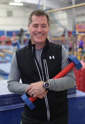 Coach Tom Forster shown with the Forster Bar