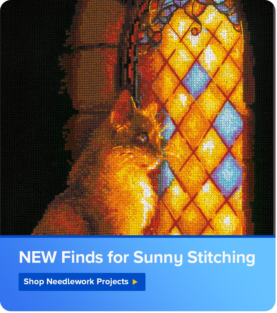 New Finds for Sunny Stitching - Shop Needlework Projects