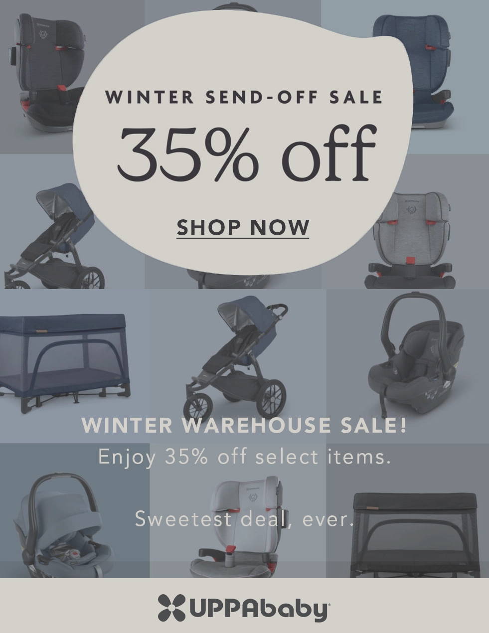 UPPABaby Winter Sale Warehouse sale up to 35% off