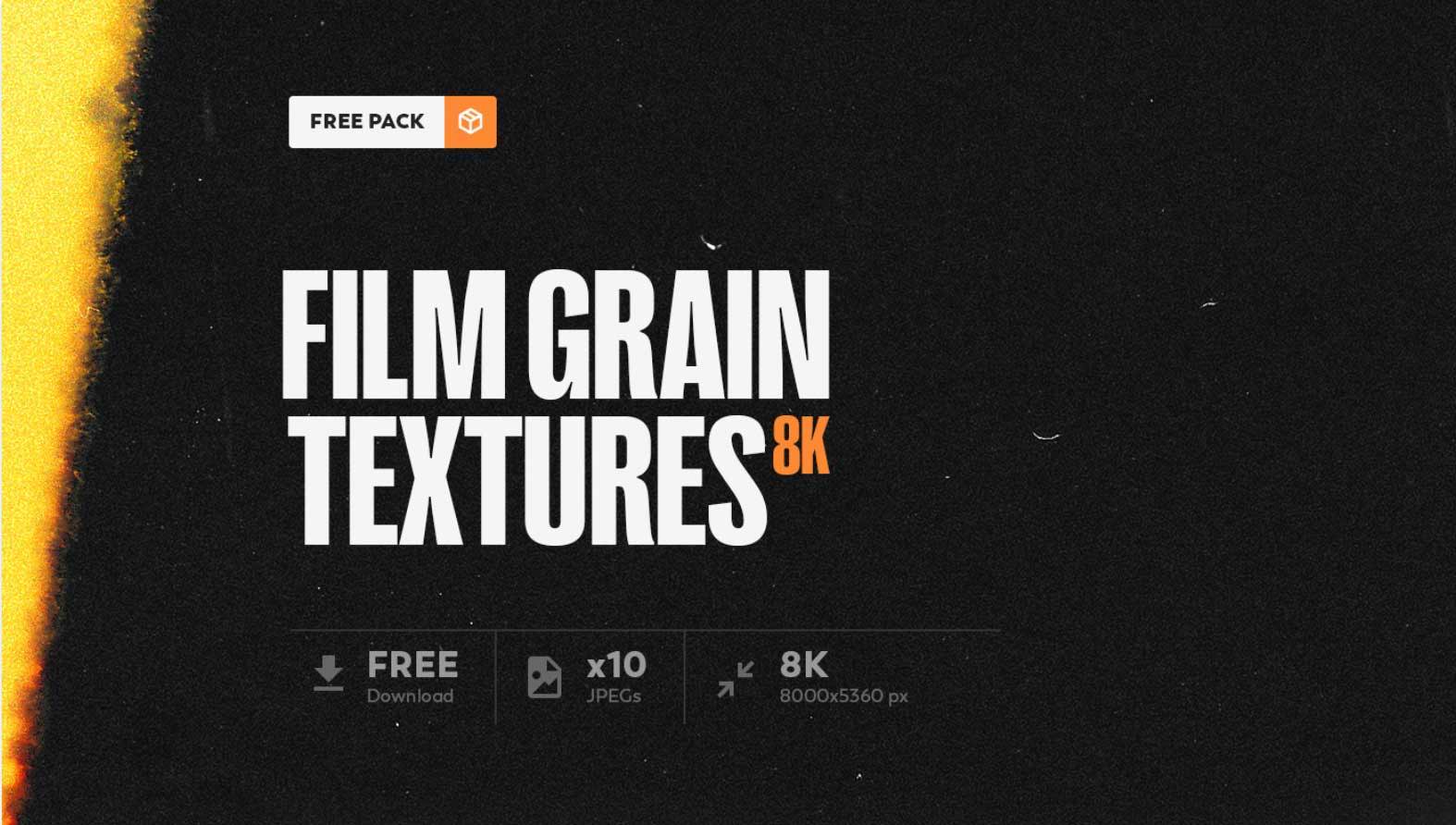 Retro film grain textures