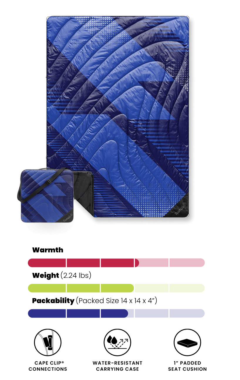 Gametime Puffy Blanket specs and features