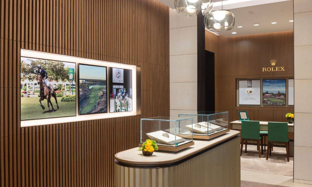 Rolex Pittsburgh store area at Henne Jewelers