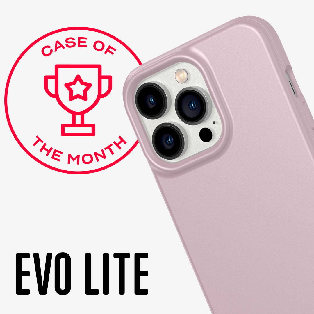 Tech21 Evo Lite Dusty Pink iPhone 13 case