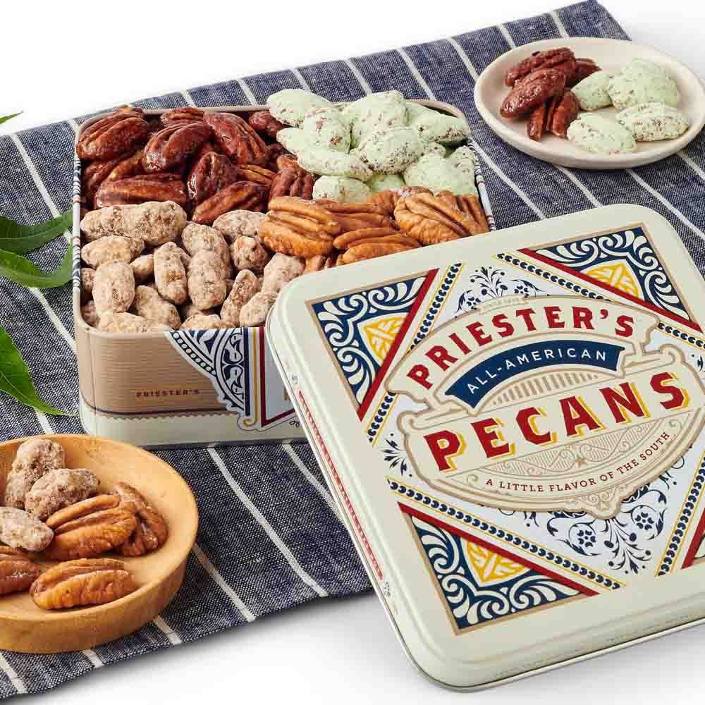 All American Sweet & Salty Pecan Sampler Gift Tin
