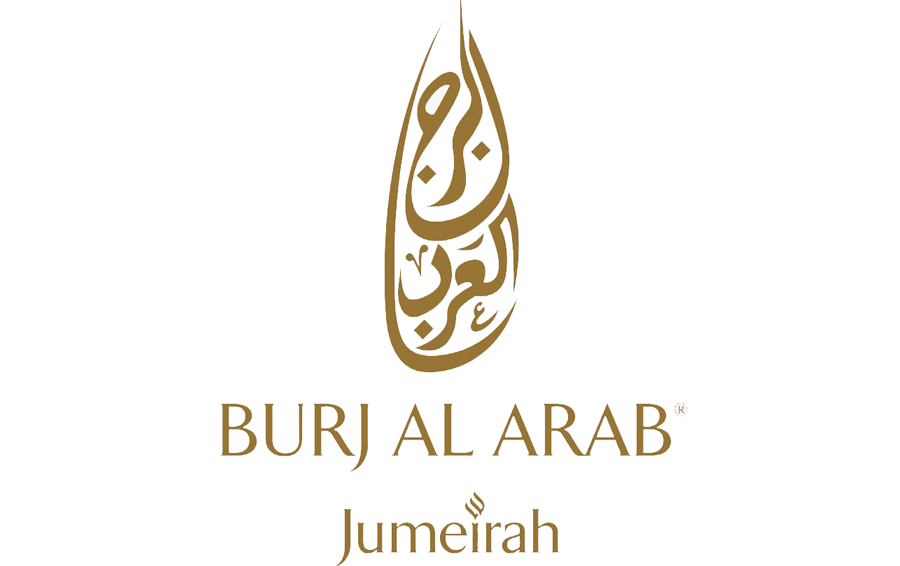 Logo of Burj Al Arab, a luxury hotel in Dubai.