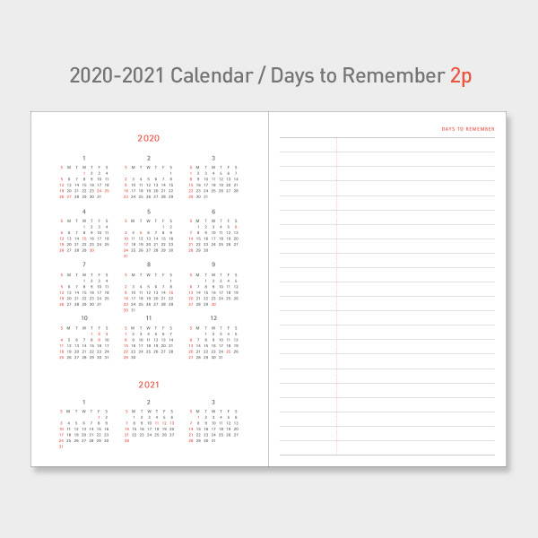 Calendar - PAPERIAN 2020 Essay A6 hardcover dated weekly agenda planner
