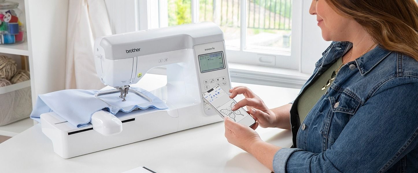 Brother NS1250E Embroidery Machine Design Transfer