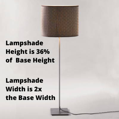 What Size Lampshade You Need For Your, Standard Floor Lamp Shade Size