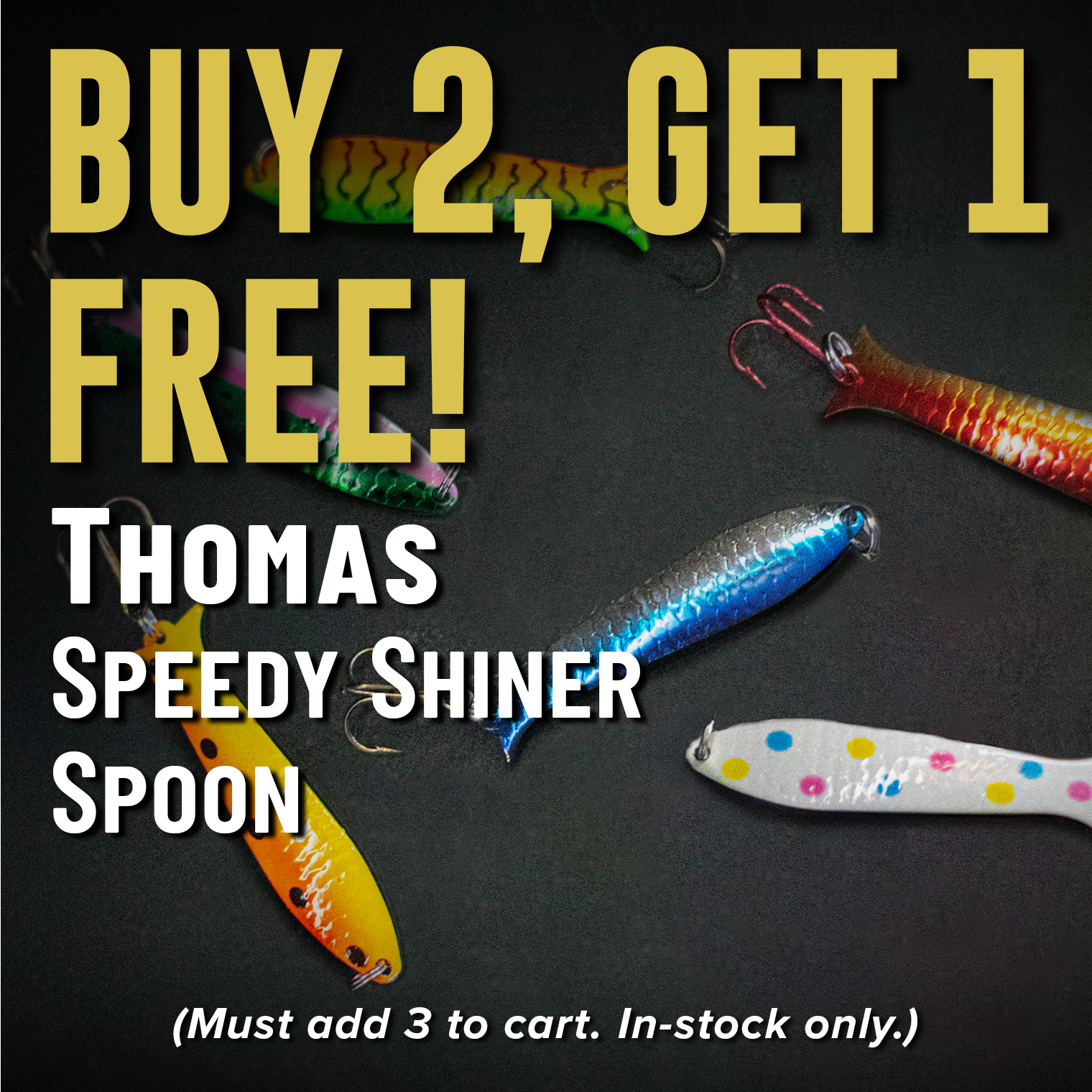 Buy 2, Get 1 Free! Thomas Speedy Shiner Spoon