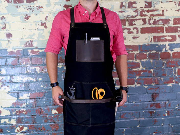 Woodworking apron for men