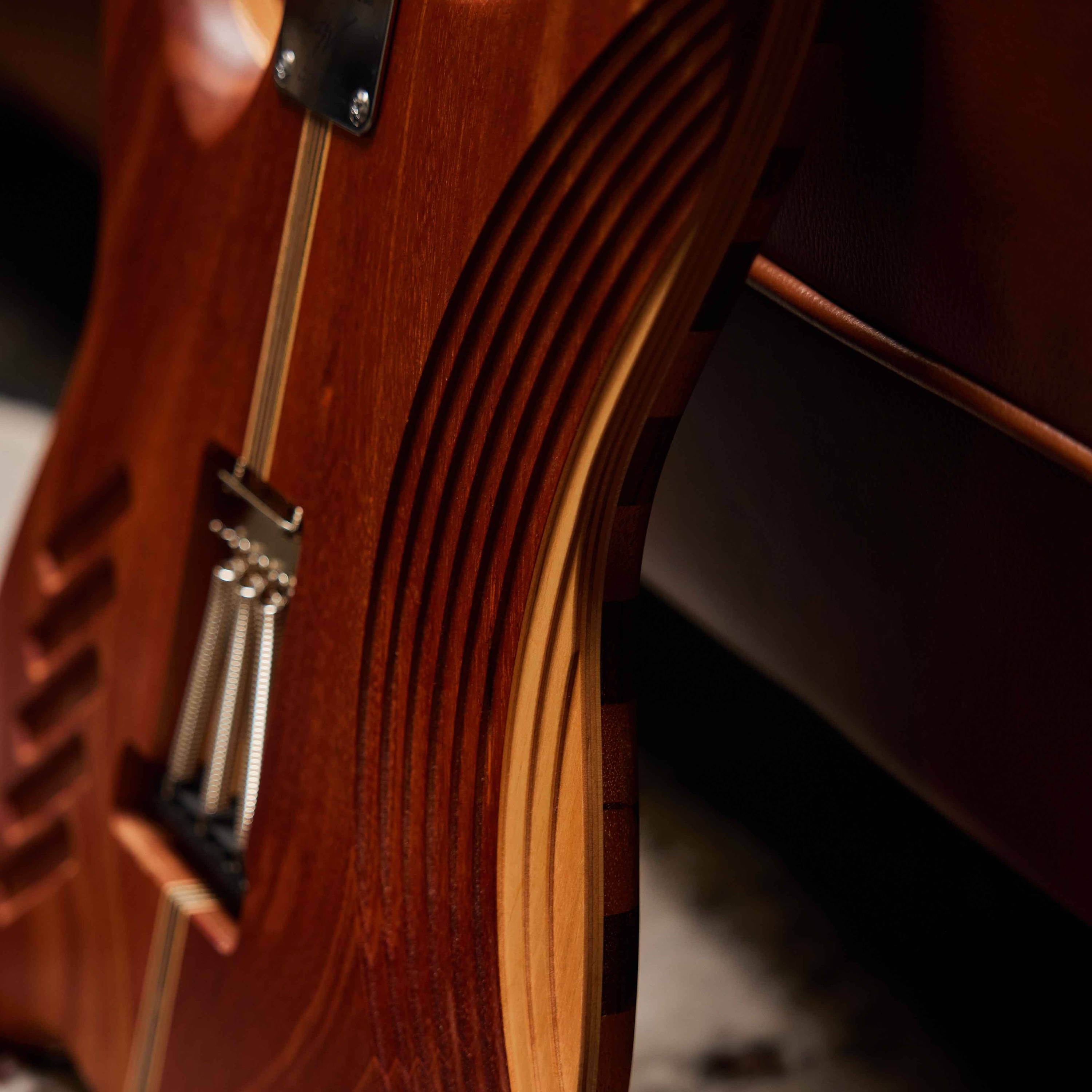 Bookmatched African Mahogany