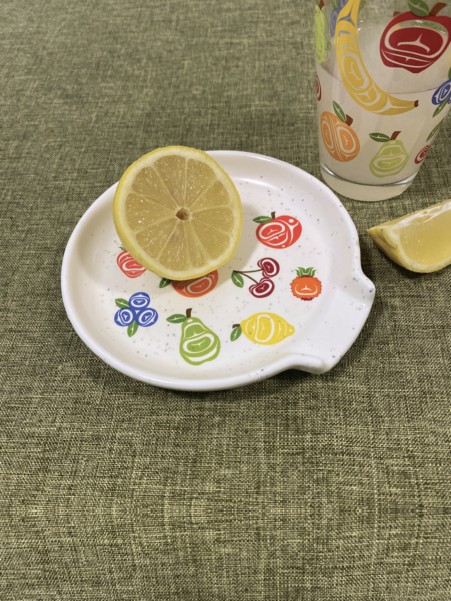Fruit Salad Spoon Rest by Yasakw (Shelly Samuels), Haida, Kwakwaka'wakw