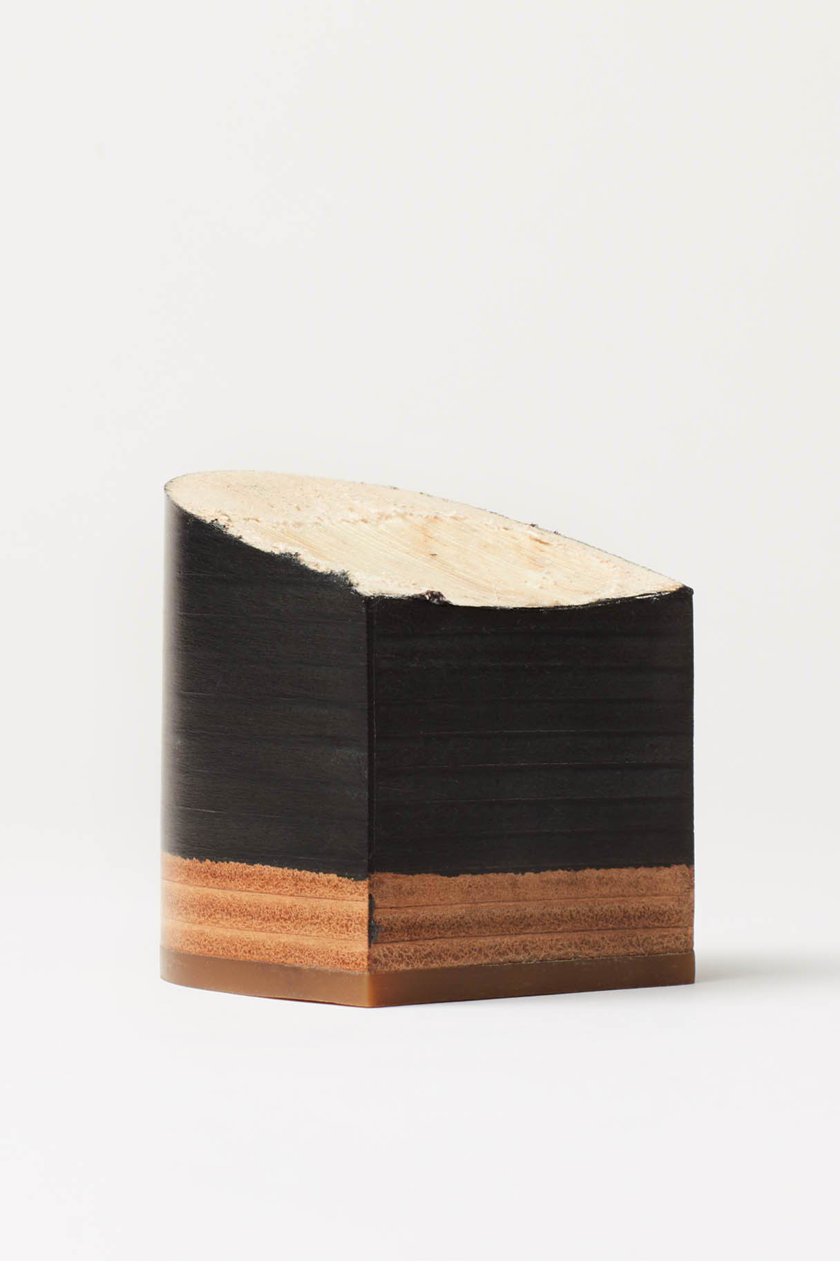 Stacked Leather Heel