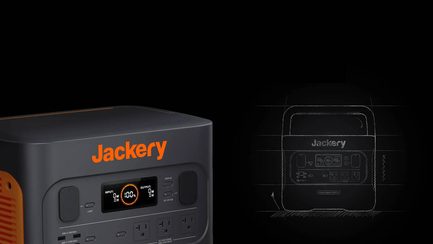 Jackery ポータブル電源 2000 Proはカリフォルニア生まれのデザイン