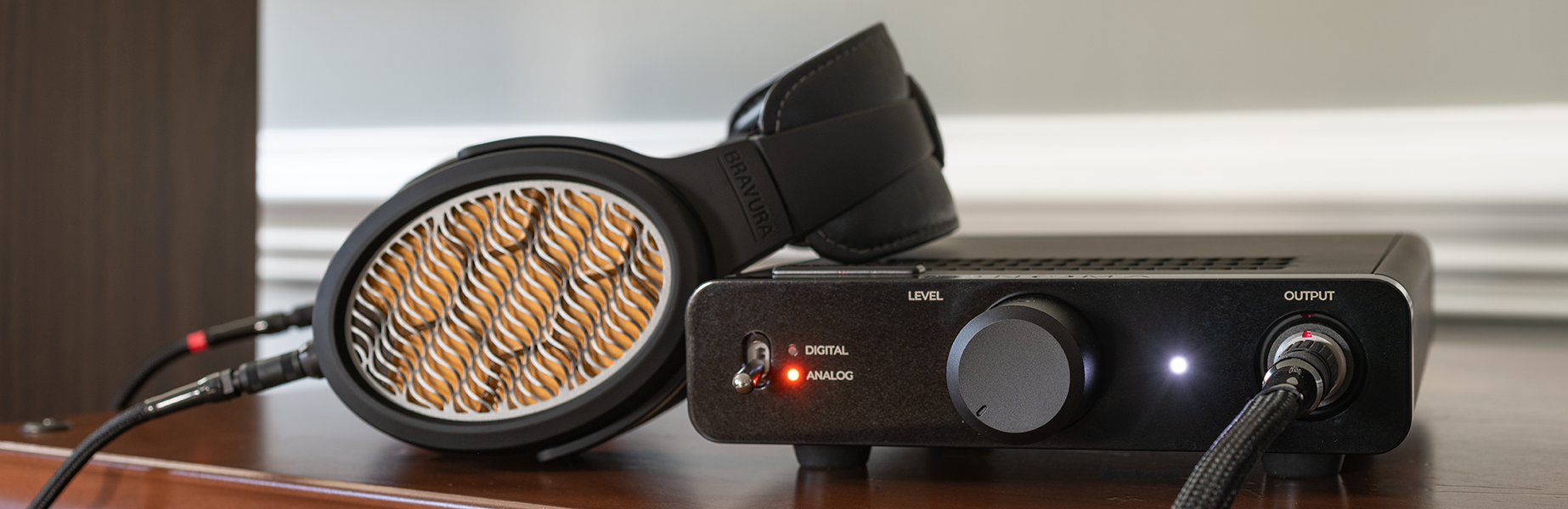 Bravura headphones with Sonoma M1 amplifier