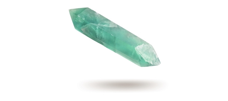 fluorite crystal wand
