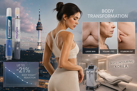 Non-Surgical Body Contouring in Korea for Ozempic Body Changes, Loose Skin, and Stubborn Fat with CoolSculpting