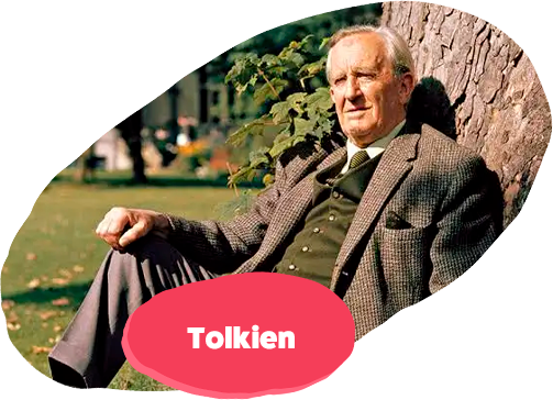 A man sitting against a tree, wearing a suit, with 