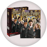 Harry Potter cast movie poster 1000 piece jigsaw puzzle with puzzle box. Shop all jigsaws and puzzles.